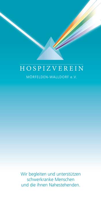 Informations-Flyer des Hospizvereins Mörfelden-Walldorf